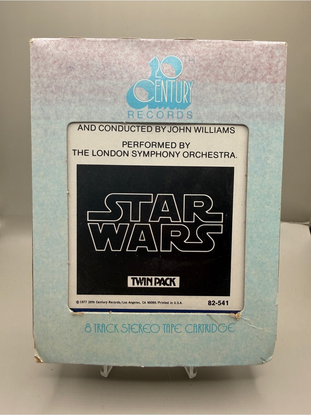 Vintage 1977 Star Wars Soundtrack 8 Track Cassette Twin Pack With Sleeve